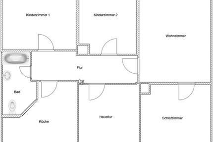 Schöne 4 Raum Wohnung in ländlicher Lage - Lichtentanne