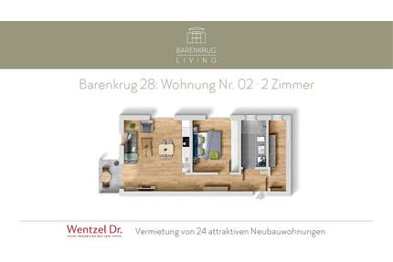 Attraktive 2-Zimmer-Neubauwohnungen mit Terrasse in Farmsen-Berne – Wentzel Dr. - Hamburg Wandsbek