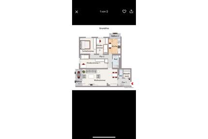 4-Zimmer-Wohnung In KH Süd - 995,00&nbsp;EUR Kaltmiete, ca.&nbsp; 98,00&nbsp;m&sup2; in Bad Kreuznach (PLZ: 55543) Bad Münster am Stein-Ebernburg