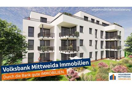 Erstbezug! Moderne 3-Zimmer Wohnung mit Garagenstellplatz - Hartmannsdorf