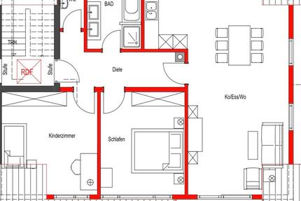 3,5 Zimmer-Wohnung Erstbezug - 1.430,00&nbsp;EUR Kaltmiete, ca.&nbsp; 91,00&nbsp;m&sup2; in Heubach (PLZ: 73540)