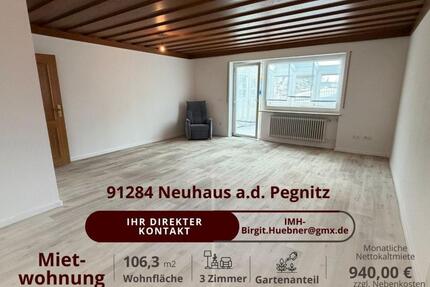 Großzügige Wohnung mit Gartenanteil und Wintergarten - Neuhaus an der Pegnitz