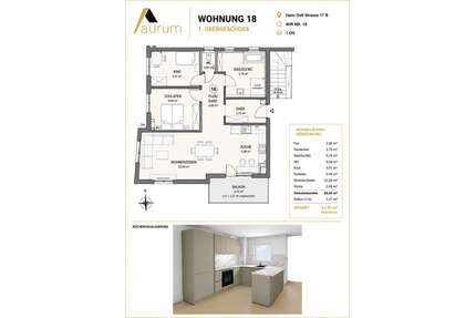 Wohnung zum Mieten in Sinsheim-Reihen 1.100,00 € 62 m²