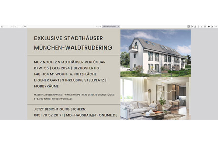 Stadthäuser München Trudering - 999.000,00&nbsp;EUR Kaufpreis, ca.&nbsp; 115,00&nbsp;m&sup2; in Gauting (PLZ: 82131)