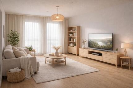 Moderne helle 3-Zimmerwohnung in Lengfurt mit Westbalkon - Triefenstein