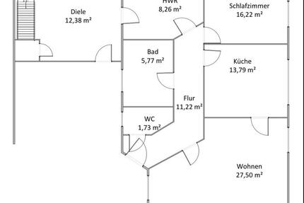 Zentral gelegene Erdgeschoss Wohnung - Haren (Ems)