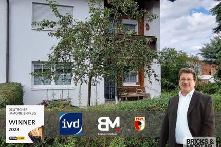 Gepflegte DHH in ruhiger Wohnlage, Garage, sonniger Garten - Hiltenfingen