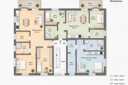 Wohnung zum Mieten in Luhden 410,38 € 60.5 m²