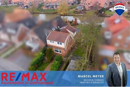 Attraktives Kanalgrundstück mit Abrisshaus in Greetsiel inkl. Baugenehmigung - Krummhörn