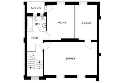 Wohnung zum Mieten in Duisburg 500,00 € 83.19 m²