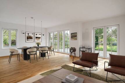 Zeitlose Architektur & nachhaltiger Komfort - Schöne Erdgeschosswohnung mit Gartenanteil - Potsdam Potsdam West