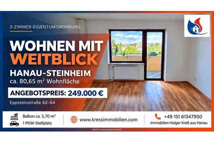 Wohnung zum Kaufen in Hanau 249.000,00 € 80.65 m²