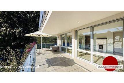 Schöner Leben lässt sich einrichten: Sonnenterrasse mit 4 Zi.- Whg und Kamin! - Nürnberg Steinplatte