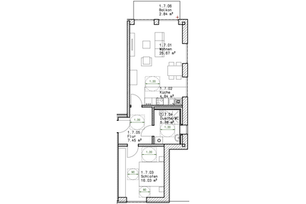 Wohnung zum Kaufen in München 760.000,00 € 62.8 m²