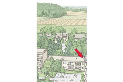 Frechen-Königsdorf - gut geschnittene 2,5-Zimmer Wohnung mit Balkon
