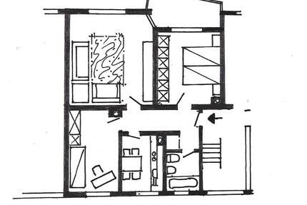 Ruhige Wohnung (1. Etage) mit Garage in Hamm