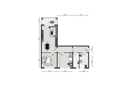 Wohnung zum Mieten in Magdeburg 490,00 € 68.84 m²