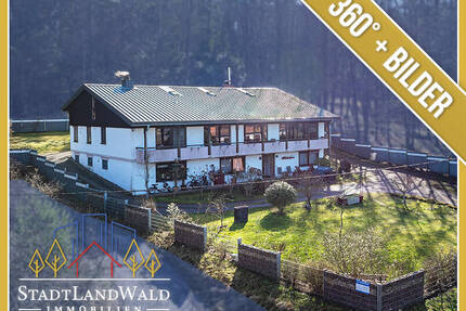 Seeblick inklusive - Großzügiges Einfamilienhaus mit ELW - Waldrandlage am Saarbacher Hammer - Ludwigswinkel