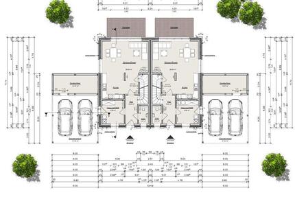 Doppelhaushälfte mit Carport und Garten - Lindern (Oldenburg)