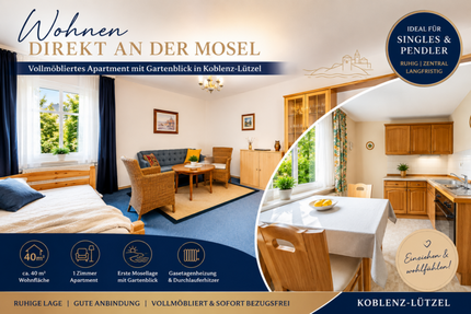 Wohnung zum Mieten in Koblenz 490,00 € 40 m²