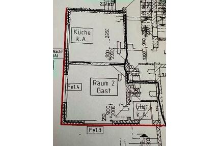 1-Raum-Mietwohnung - 336,00&nbsp;EUR Kaltmiete, ca.&nbsp; 42,00&nbsp;m&sup2; in Neuruppin (PLZ: 16816)