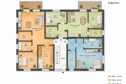 Wohnung zum Mieten in Luhden 298,52 € 43.9 m²