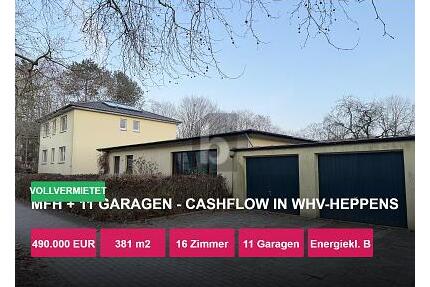 MFH + 11 GARAGEN  CASHFLOW WHV - Wilhelmshaven
