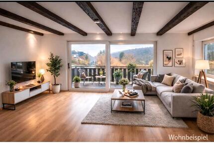 3-ZKB Wohnung, 104 m², 2 Balkone, frisch renoviert, ruhige Lage - Bad Endbach