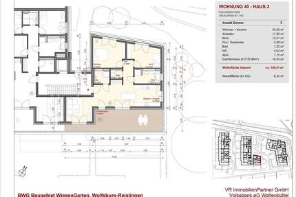 Wohnung zum Kaufen in Wolfsburg 408.500,00 € 109.01 m²