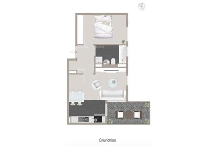 Gehobene 2-Zimmer Wohnung mit Balkon in Regensburg.