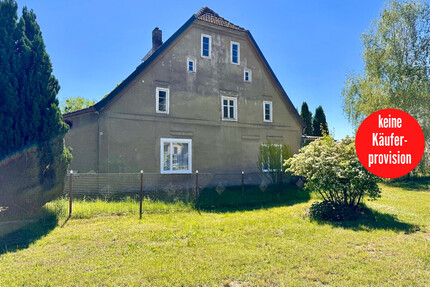 HORN IMMOBILIEN ++ ein Haus bei Brüssow, mit viel Platz und einem großen Garten in sehr ruhiger Lage - Brüssow / Bagemühl
