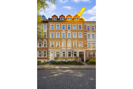 Sofort bezugsfrei! Gemütliche Dachgeschoss-ETW in der Schulze-Delitzsch-Straße - Erfurt Löbervorstadt
