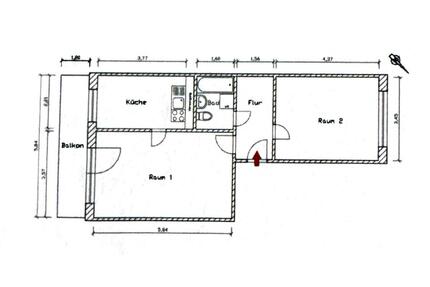 Helle 2-Raumwohnung mit Balkon & perfekter Anbindung - ab 062026 - Leipzig West