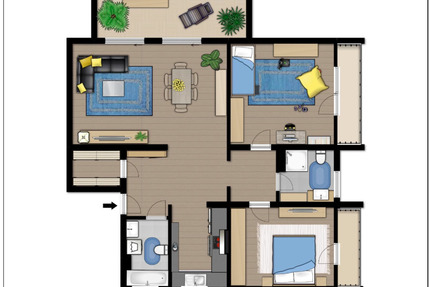 Großzügige 3 Zimmerwohnung direkt in Groß-Umstadt ab 01.05.