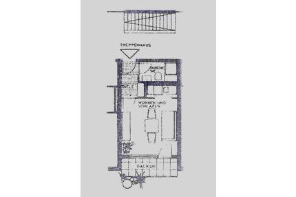 Provisionfrei! 1-Zi-Wohnung mit Balkon, EBK, Stellplatz in Senden