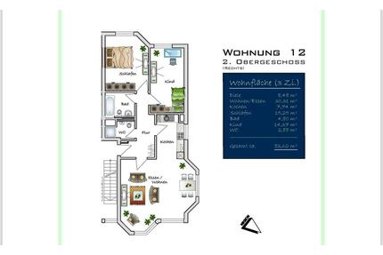 3 Zimmer Wohnung zur Miete in der Nähe der Klinik Leverkusen