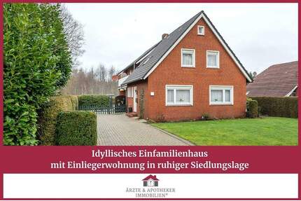 Gepflegtes Einfamilienhaus mit Blick ins Grüne - Natur pur in ruhiger Lage - Westoverledingen Flachsmeer