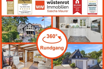Mit 3D: Naturnah wohnen mit Freiraum – Charaktervolles Einfamilienhaus auf großzügigem Grundstück - Wermelskirchen