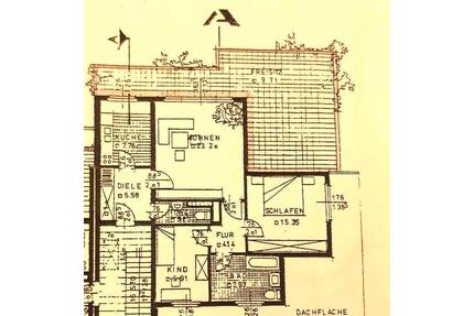 88qm PENTHOUSE 3 Zimmer 38qm Dachterrasse frisch renoviert - Rinteln