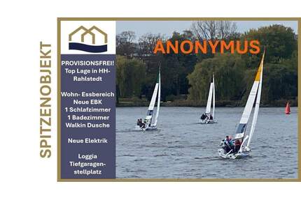 **PROVISIONSFREI** 2-Zimmer-Wohnung mit Süd-Loggia in Top-Lage Hamburgs mit Tiefgaragenstellplatz - Hamburg Rahlstedt