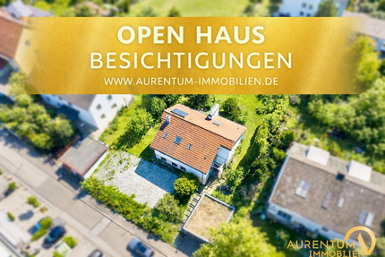 Architektonisch ansprechendes Einfamilienhaus mit großzügigem Garten und Wellnessbereich mit Pool - Lappersdorf Lorenzen