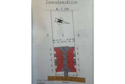 Projektiertes Bauvorhaben mit Altbestand zu verkaufen - Rhauderfehn