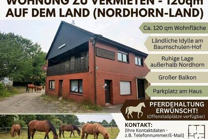 -Zimmer-Wohnung auf Resthof – Pferdehaltung möglich - Nordhorn Bookholt
