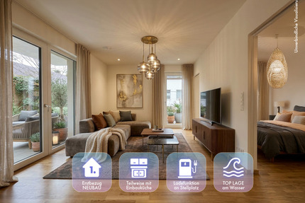 *** NEUBAU * Wärmepumpe * Stellplatz * EBK * unmittelbar am See *042026 *** - Markkleeberg