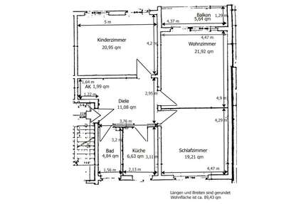 Wohnung zum Kaufen in Berlin 379.000,00 € 89.17 m²