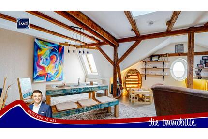 ***charmante, vollmöblierte und sanierte Dachgeschosswohnung in Cracau mit Domblick *** - Magdeburg Brückfeld