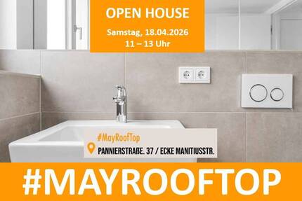 #MayRoofTop: Exklusive 2-Zimmer-Wohnung in der obersten Etage - Berlin Neukölln