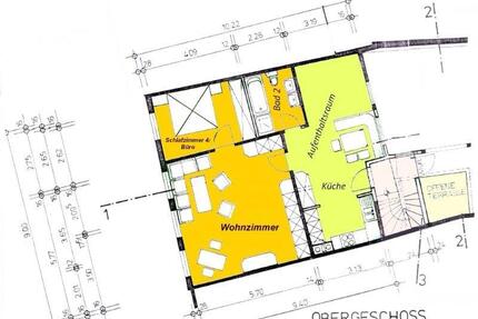 große, zwei Zimmerwohnung im Herzen von Gengenbach - Achern