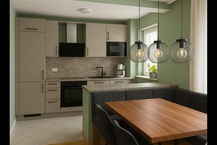 Helle 3-Zimmer-Wohnung (82m2) mit Balkon, Küche & Stellplatz - Frankfurt am Main Nord-Ost