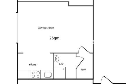 Wohnungsswap - 1 Zimmer, 24 m² - Grillparzerstraße, Hamburg-Nord, Hamburg